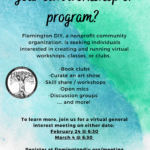 Get Involved! Upcoming Virtual Community Meetings