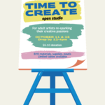 Oct. 11+25: ‘Time to Create’ Adult Open Studio