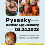 Mar. 24: Pysanky Ukrainian Egg Decorating