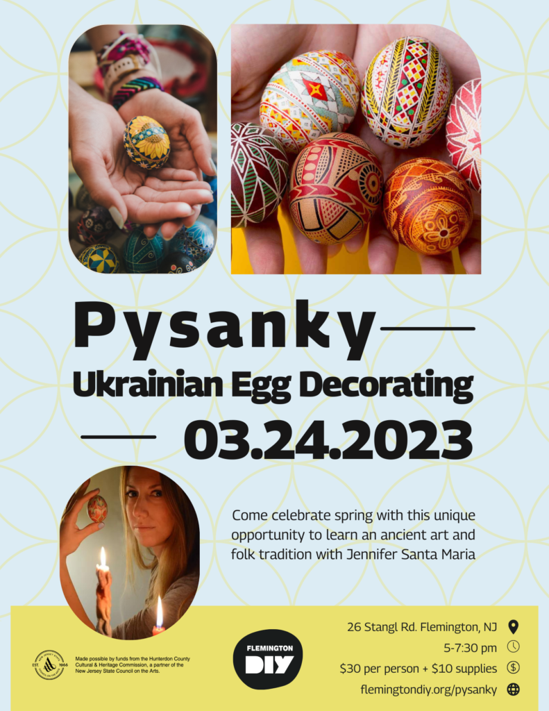 Mar. 24: Pysanky Ukrainian Egg Decorating