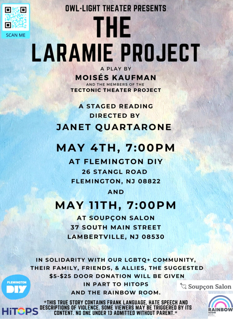 May 4: ‘The Laramie Project’ Staged Reading