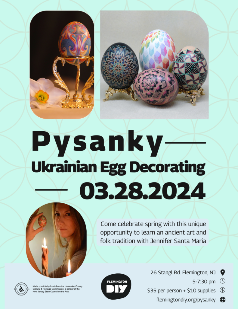 Mar. 28: Pysanky Ukrainian Egg Decorating