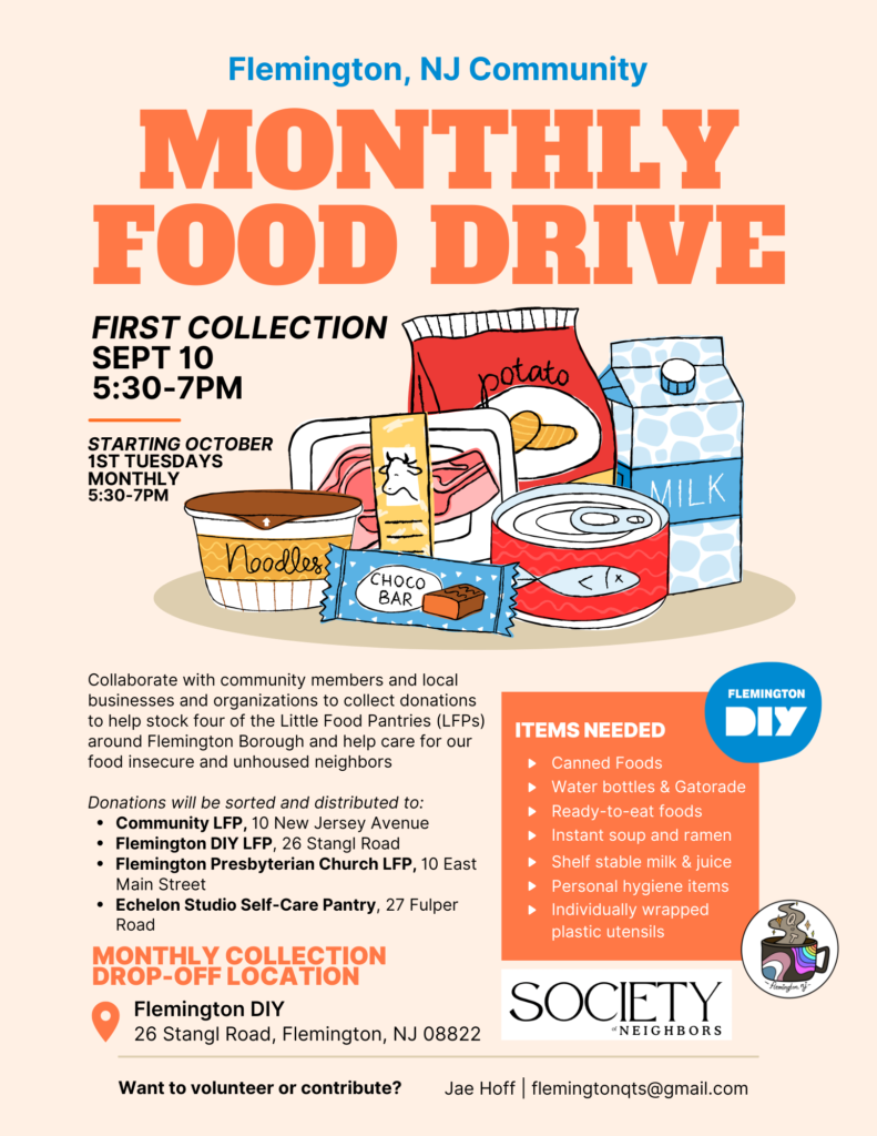 Monthly Food Drives