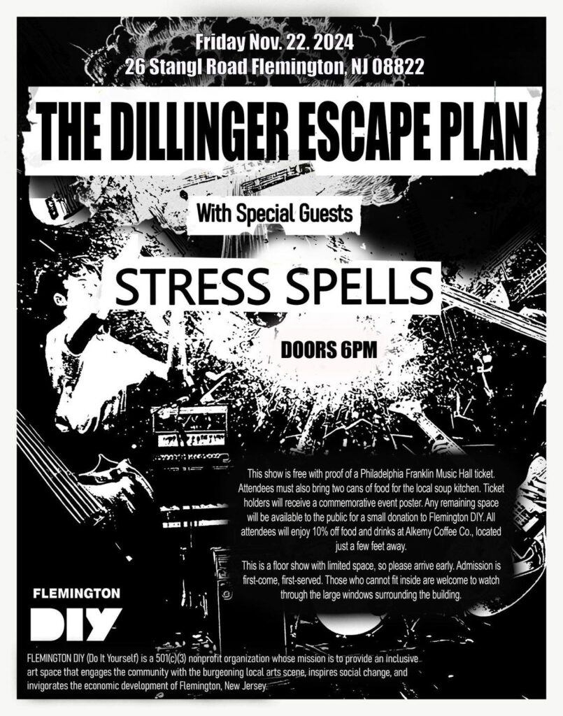 Nov. 22: Dillinger Escape Plan w/Stress Spells